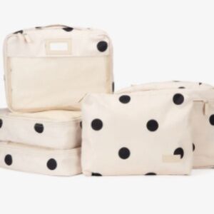 Calpak Packing Cubes Set of 5 in Polka Dot